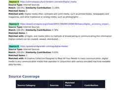 WordBinary Similarity and Plagiarism Pdf Report with Source wise distribution