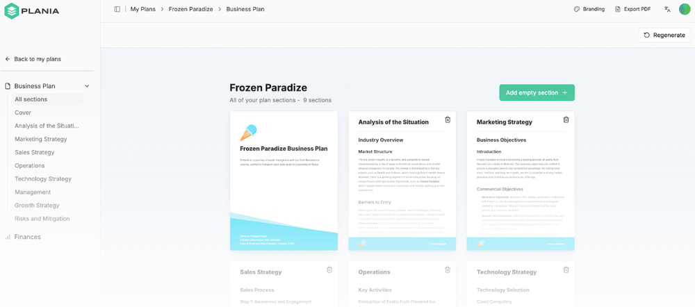 Plania Screenshot 1