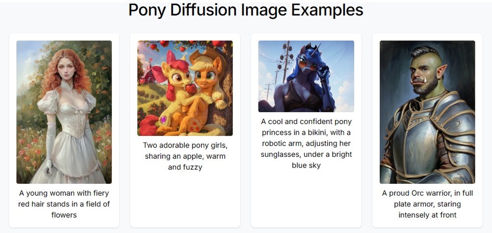 Pony Diffusion Screenshot 1