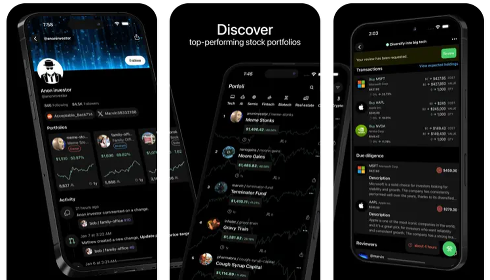 Portfoli Screenshot 1
