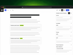 Control access at the post or block level, choose between paywall and login protection, customize previews, and assign Stripe products without leaving the WordPress editor.