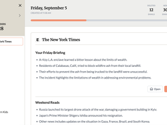 Sample Inbox Snapshot