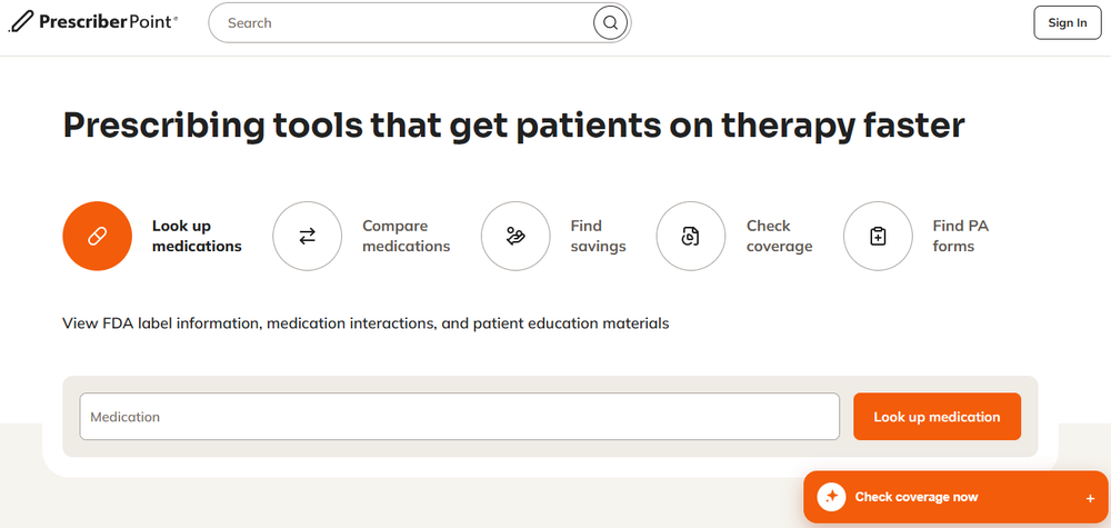 PrescriberPoint Screenshot 1