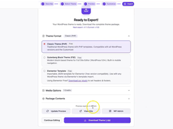 theme ready to export