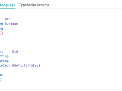 Prisma Schema Language: User and Post models