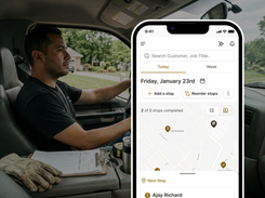 Routing & Drive Time Optimization: See all your stops. Optimize the drive. Open in Google Maps or Apple Maps. Free.