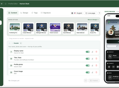 Profile editor