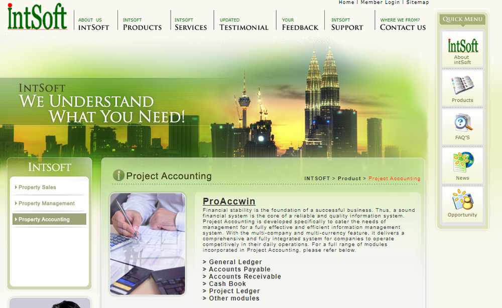Property Management System Screenshot 1