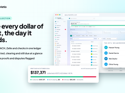 Rent collection: card, ACH, Zelle and checks in one ledger, with collected, clearing and still due at a glance