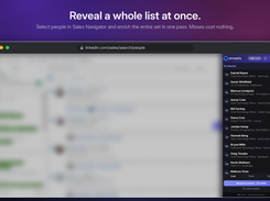 Reveal a whole Sales Navigator list at once and export to CSV