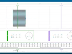 COMTRADE analysis workspace with waveform, phasor, and harmonic panels.