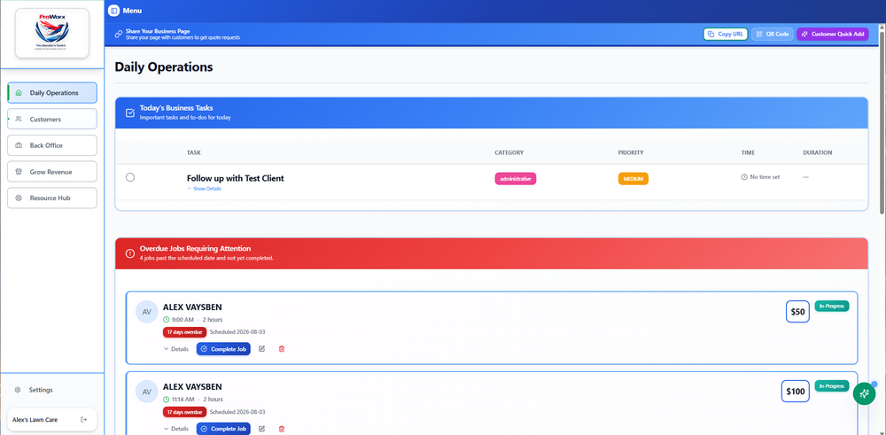 ProWorx Screenshot 1
