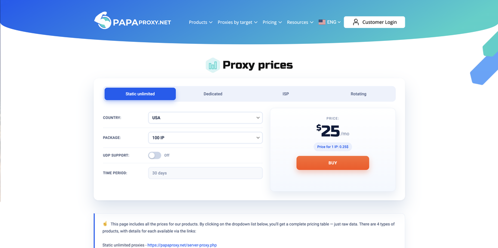 PapaProxy.net Screenshot 1
