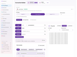 ProxyEmpire dashboard: Proxy Manager connection builder