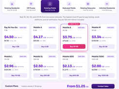 Rotating Mobile Proxy Pricing
