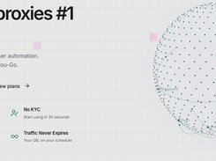 ProxyLane homepage preview: residential proxies for browser automation