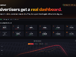 Advertisers get a real dashboard: impressions, clicks, spend and results, live. Advertisers top up and book again without emailing you.