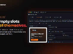 Empty slots sell themselves: a slot nobody has booked shows your Advertise Here card, or the AdSense code you already run fills it.
