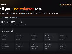 Sell your newsletter too: each send is a sponsor spot at your price. Advertisers book, upload and pay. Works with any email tool.