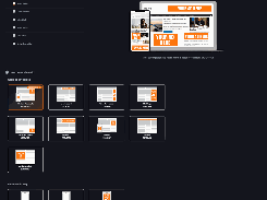 Pyrobid dark-themed zone-creation screen showing banner-type options and selectable advertising dimensions for desktop and mobile placements.