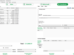 Checkbook Screen