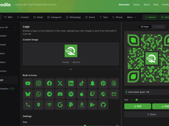 Add a logo that perfectly embeds in your QR code