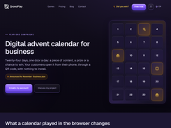 Digital advent calendar: one surprise a day, your customers come back 24 times. Daily QR or personal calendar by e-mail.