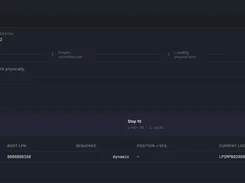 Outbound load planning with workflow stages, stops and handling units.