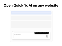 Quickfix AI in a text field