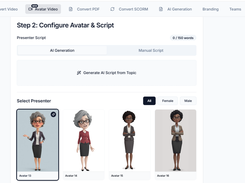 Create Pixel-style avatar video courses in three easy steps with QuikAuthor