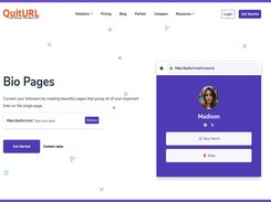 QuitURL offers the Best Bio Page Tool, allowing you to create stunning, customizable bio pages that showcase all your important links in one place. Perfect for creators, influencers, and businesses, QuitURL Bio Pages help you convert followers into customers by giving them a single, branded hub to access your content, products, and social profiles. With a clean design, easy setup, and powerful customization options, you can make your bio page truly unique while driving more engagement and clicks.