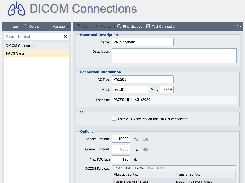 DICOM connections, including native DIMSE