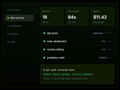 RailPush Screenshot 1