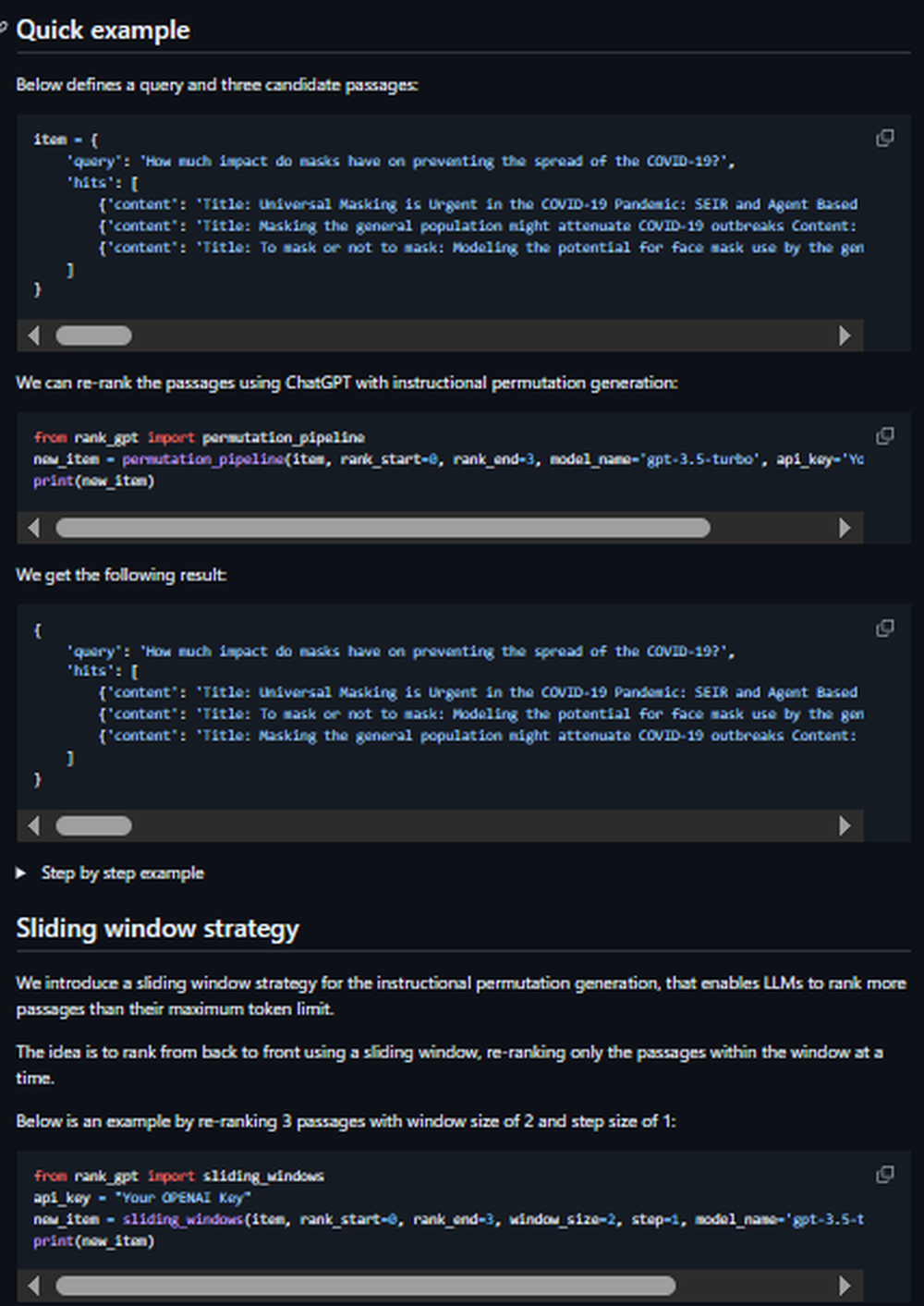 RankGPT Screenshot 1