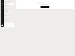 RankZap Search Performance page with an empty-state message and a “Connect Search Console” button.