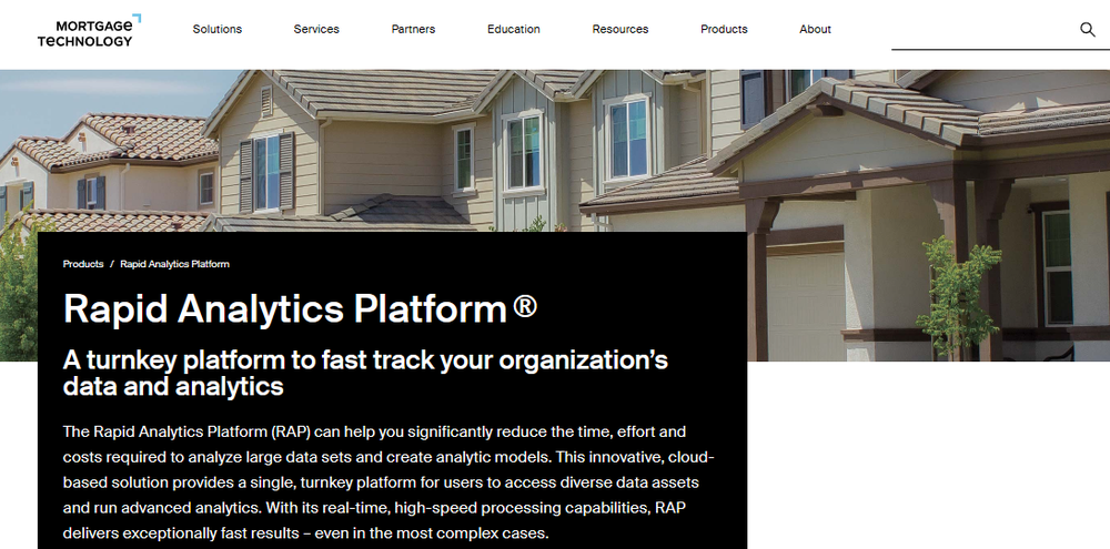 Rapid Analytics Platform Screenshot 1