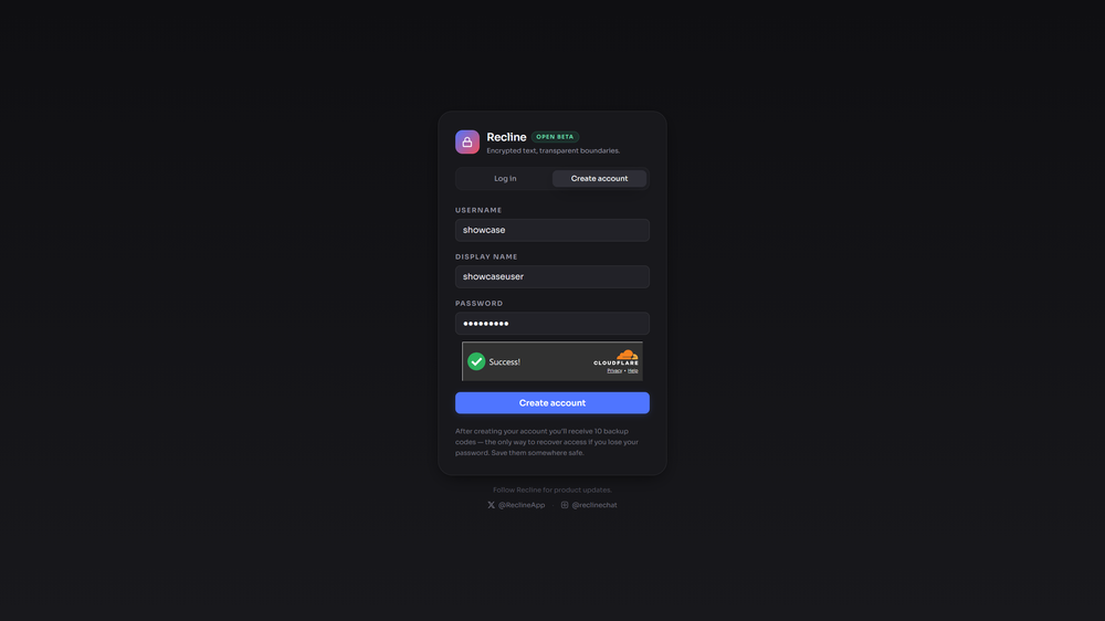 Account Creation
