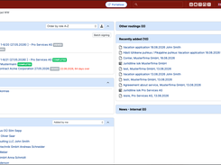 Webware platform has 2 different interfaces: Hub for the powerusers and Portal for everyday users. 