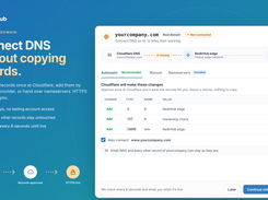 Connect your domain: DNS records and automatic HTTPS
