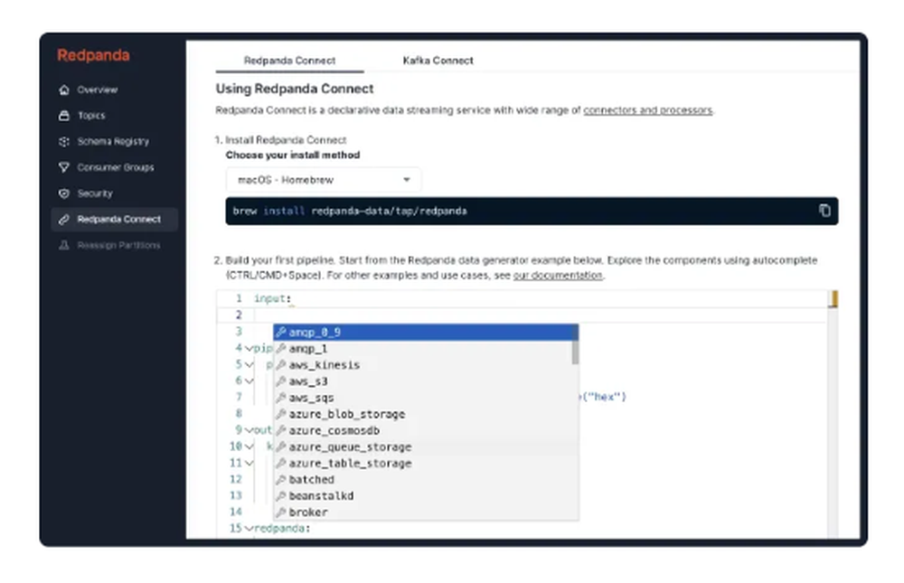 Redpanda Agentic Data Plane Screenshot 1