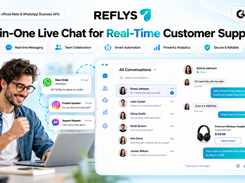 Reflys all-in-one live chat and customer support inbox