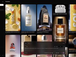 Studio: pick a template, describe the shot, choose model, length and ratio, then generate