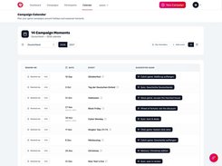 Campaign Calendar