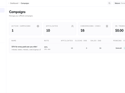 Manage live campaigns