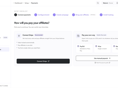 Rekomi affiliate campaign setup