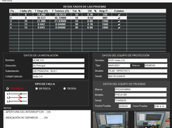 test Report Data Panel