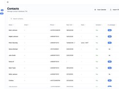 Contact list - the heart of the product
