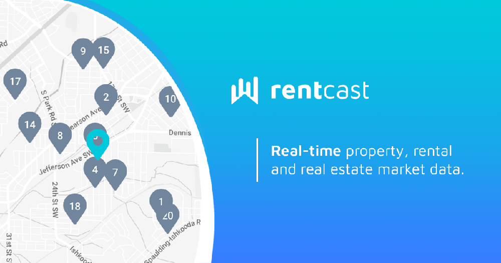 Real-time property, rental and real estate market data