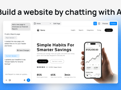 Build a website by chatting with AI