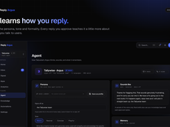 It learns how you reply.
